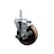 Service Caster 4 Inch High Temp Phenolic 58 Inch Threaded Stem Caster with Brake SCC-TS20S414-PHSHT-TLB-58212 - alternate 1